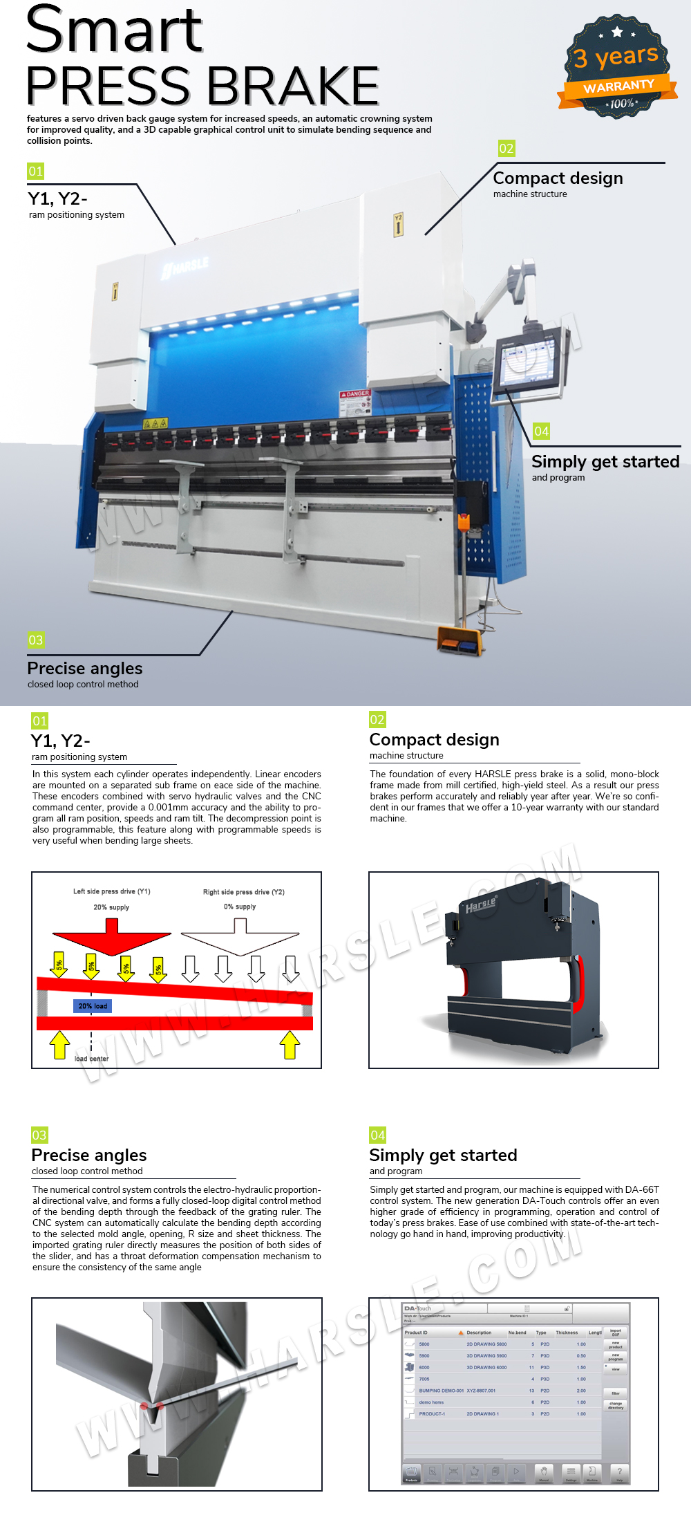 CNC press brake machine