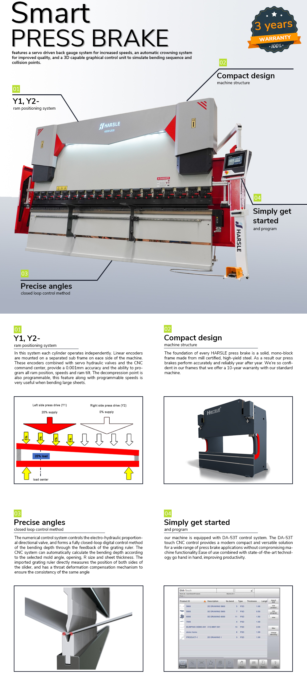 Abkantpresse mit DA53T