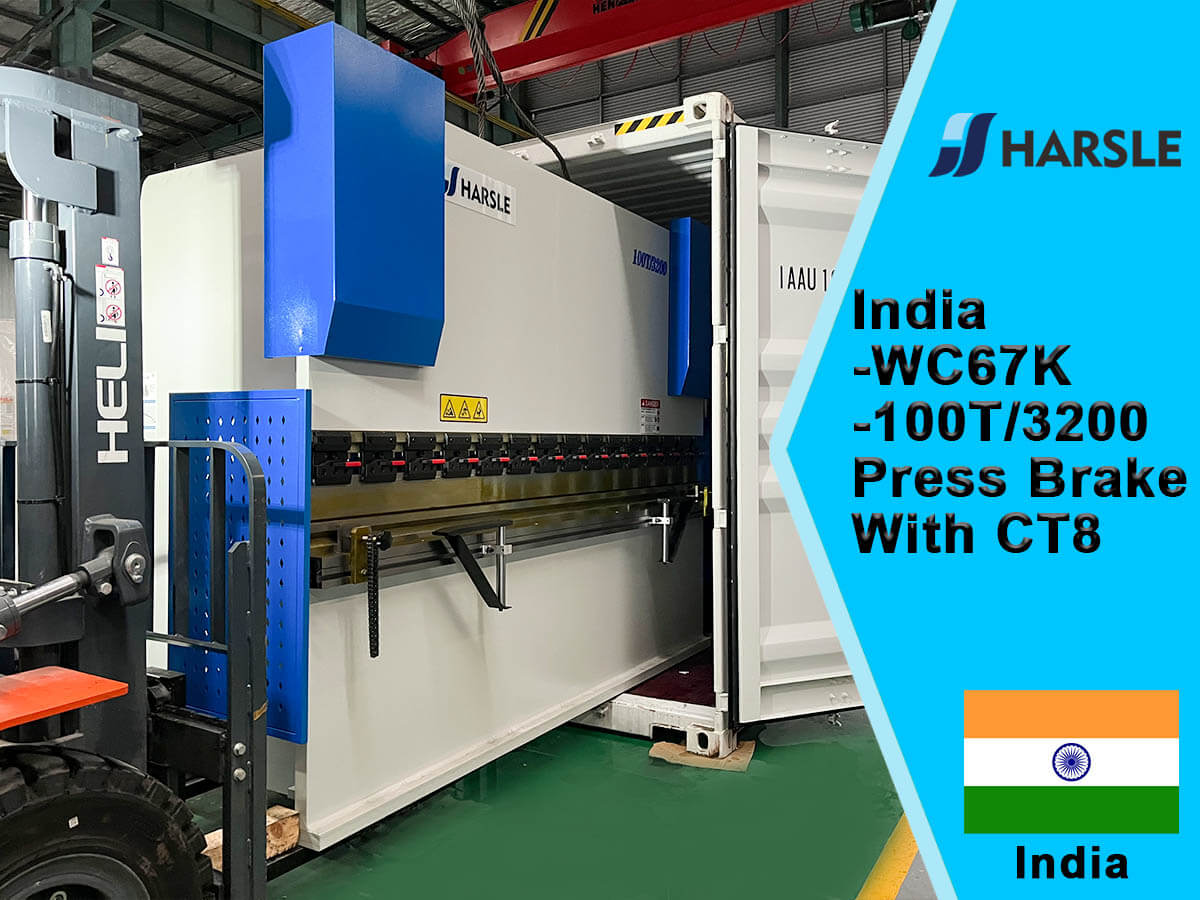 Indien-WC67K-100T/3200 Pressbremse mit CT8