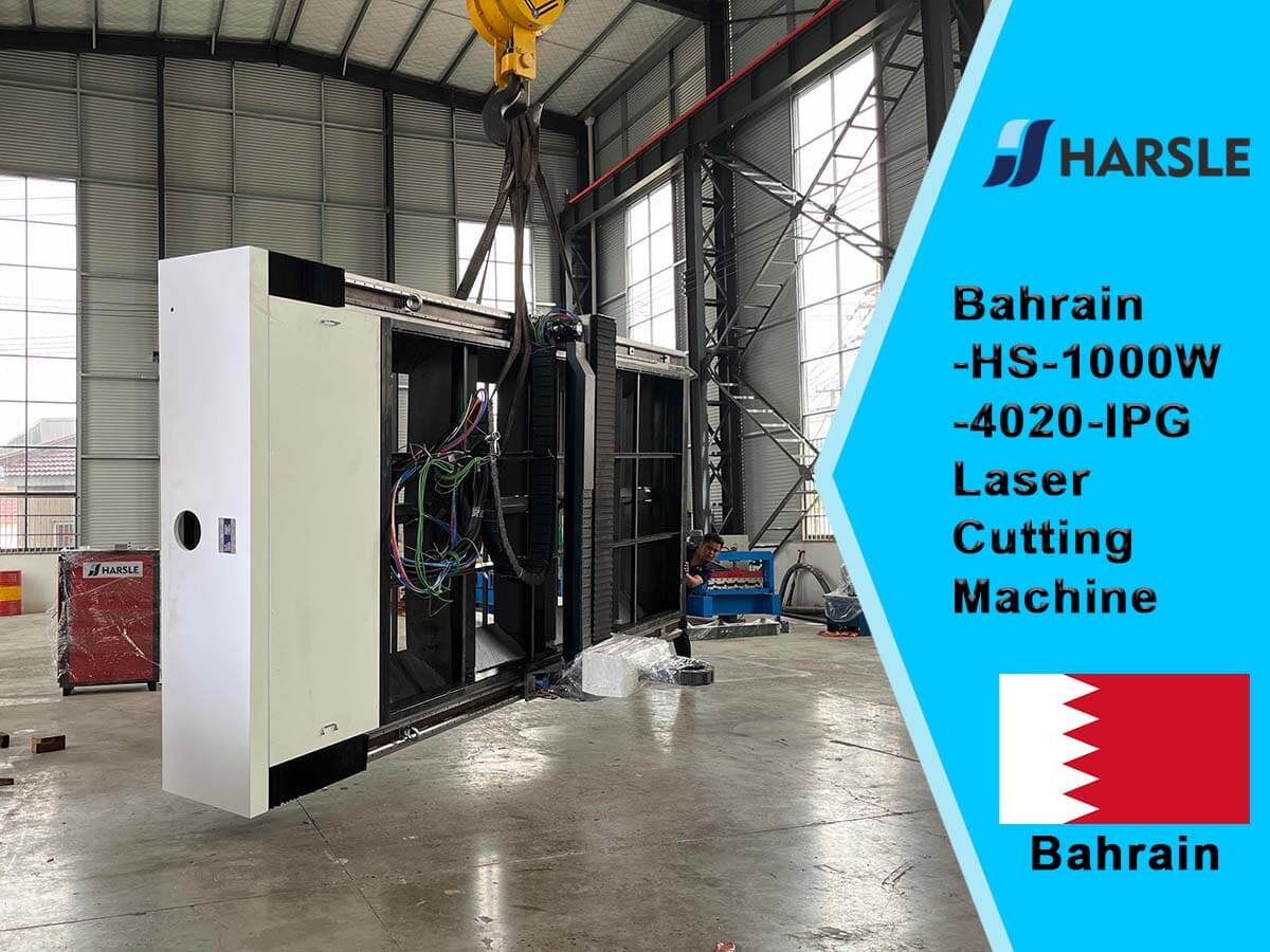 Bahrain-HS-1000W-4020-IPG-Laserschneidemaschine