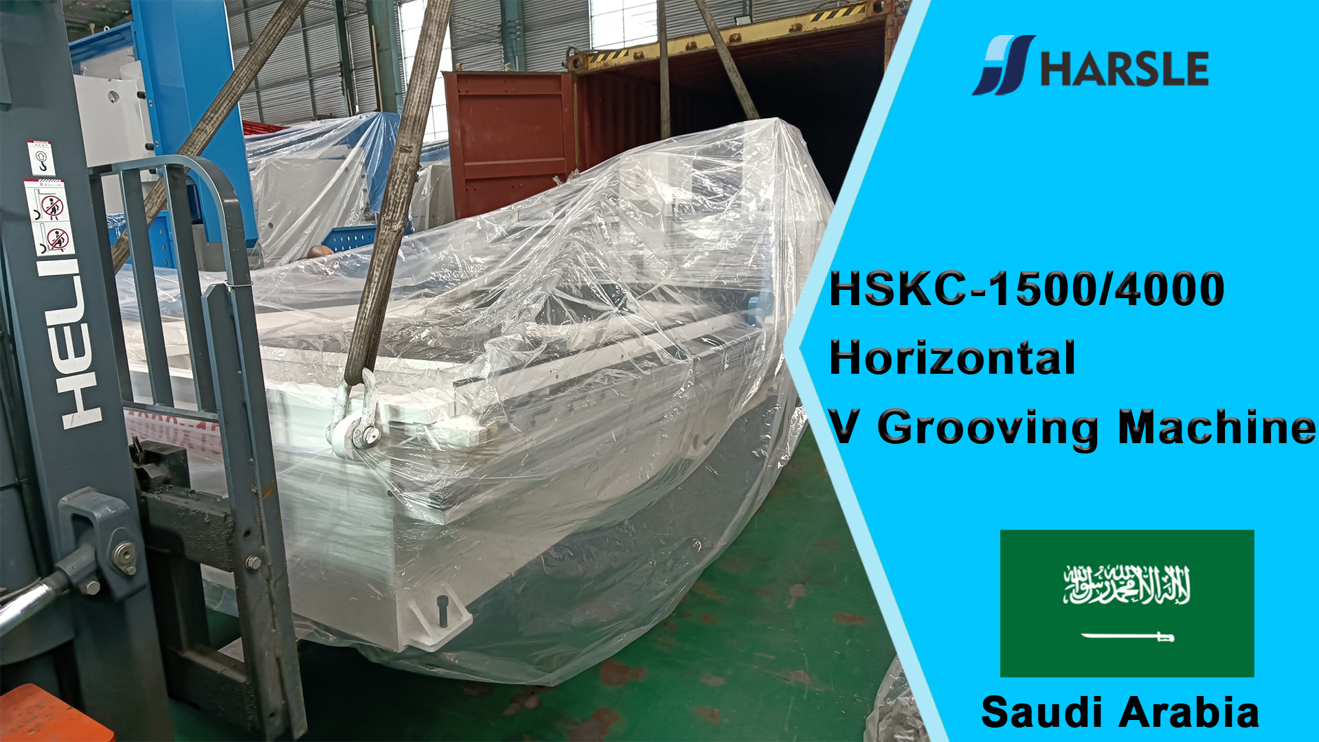 Saudi Arabia-HSKC-1500/4000 Horizontale V-Nutmaschine