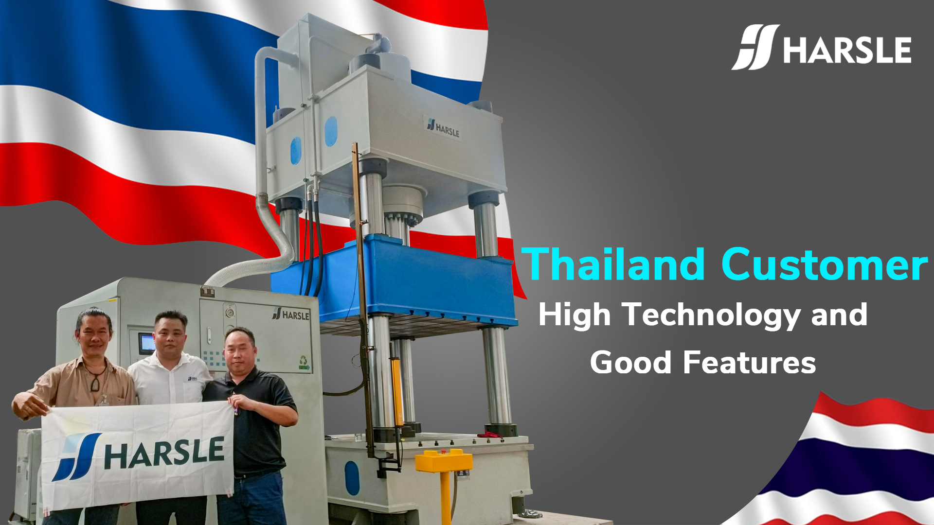 Außergewöhnlicher Kundendienst: Thailand-Kunde mit 500T-Presse