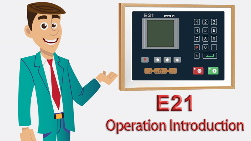 So verwenden Sie den E21-Controller für die Biegemaschine