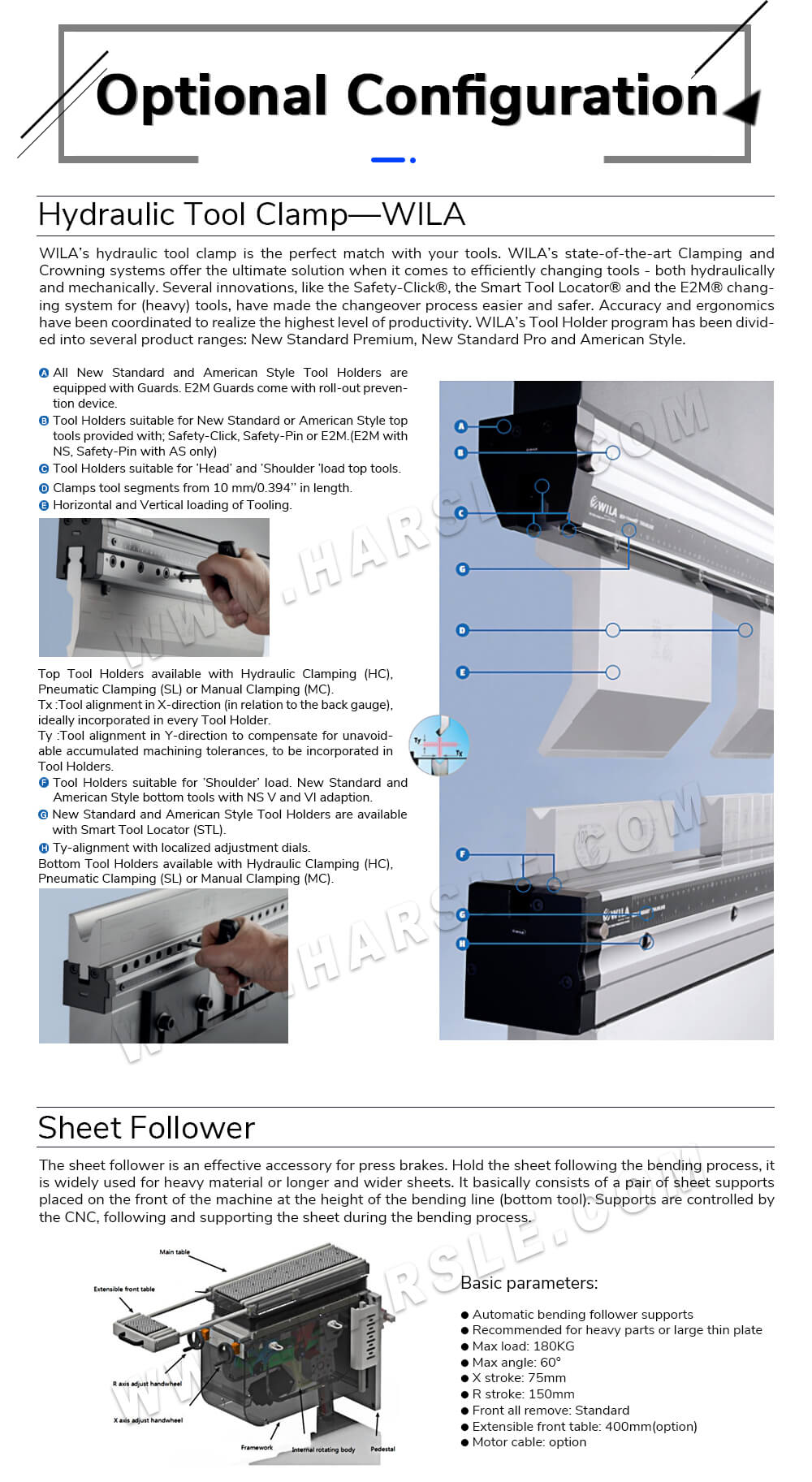 hydraulische Abkantpresse