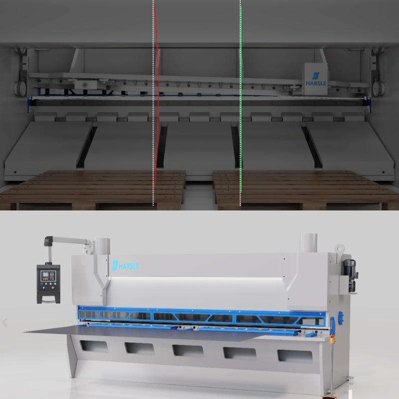 CNC-Guillotinenschere mit Anti-Twist-Schneidesystem