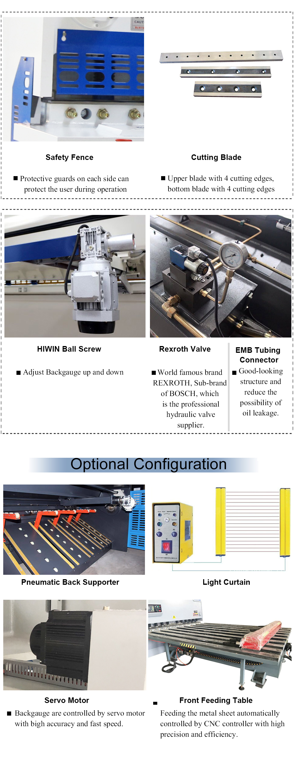 CNC-hydraulische Tafelschere