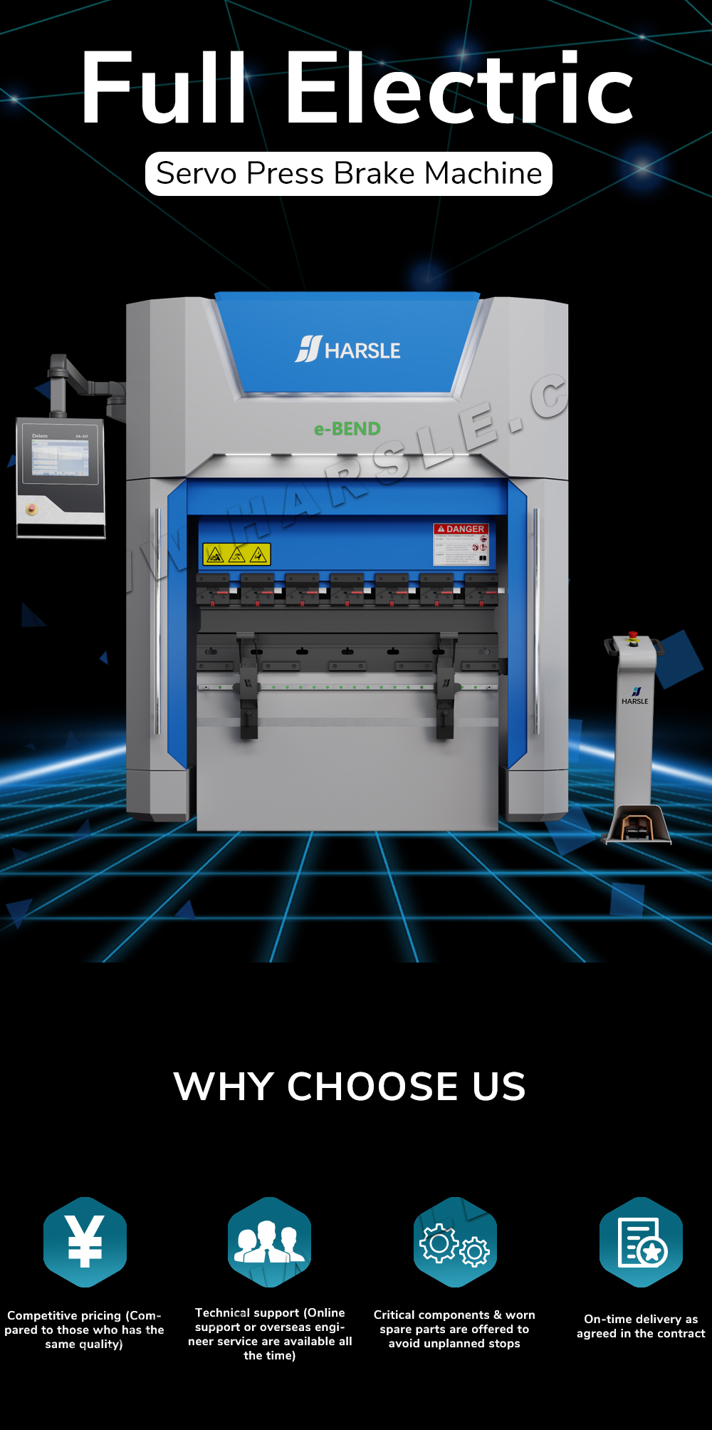 kleine elektrische Biegemaschine