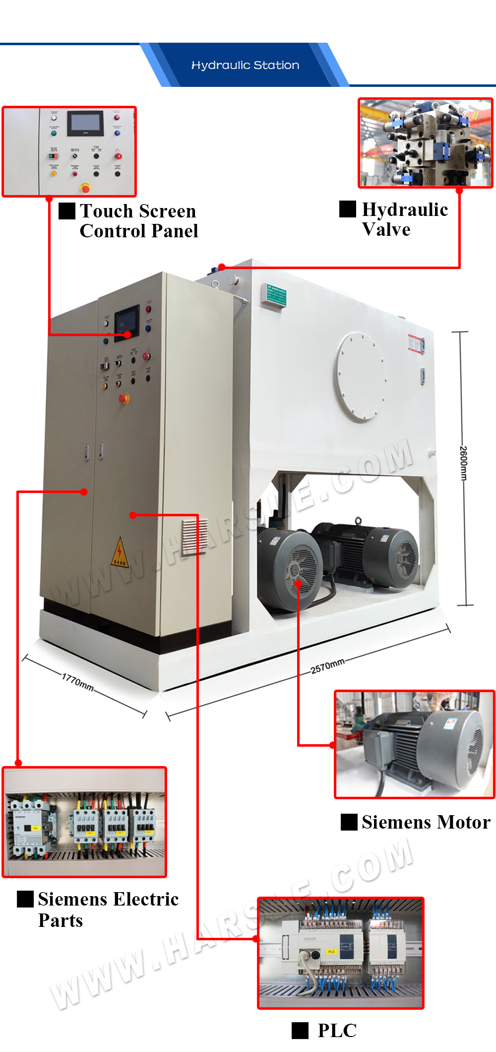 Metall -Tür -Prägenmaschine