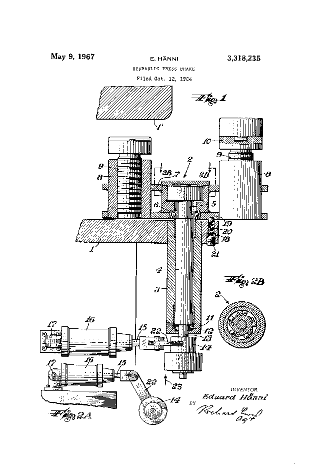 Hydraulische Abkantpresse