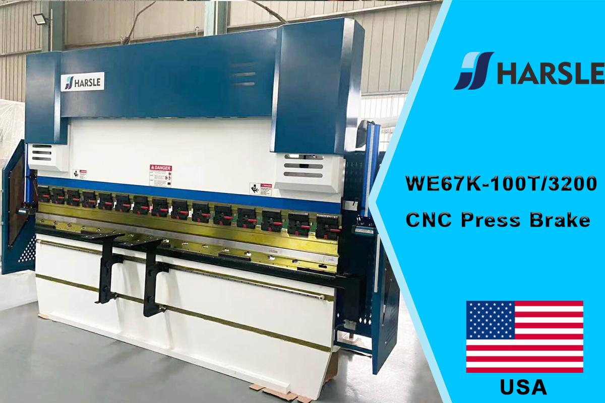 USA-WE67K-100T / 3200 CNC-Abkantpresse mit DA66T