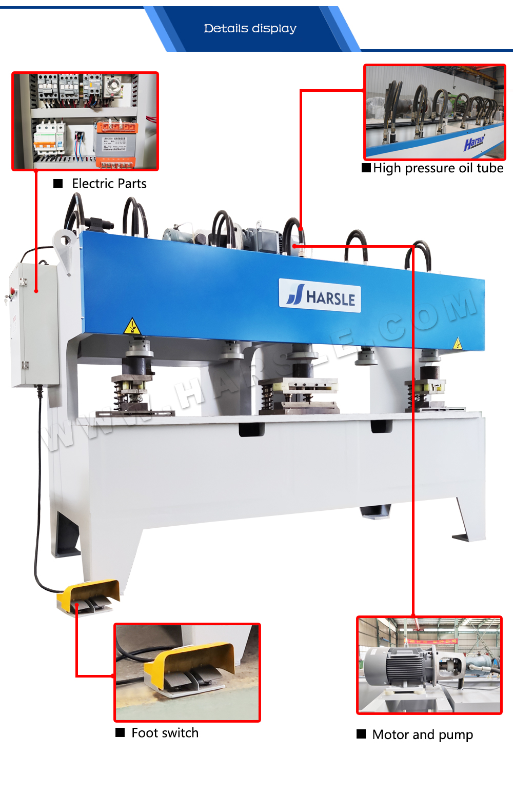 China Stahl Türstanzmaschine