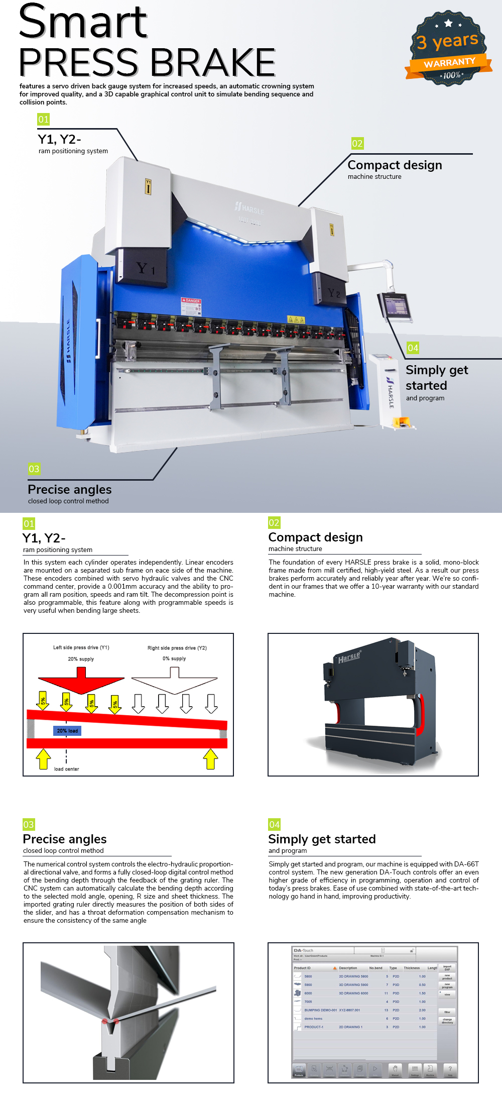 Abkantpresse 6+1 Achse