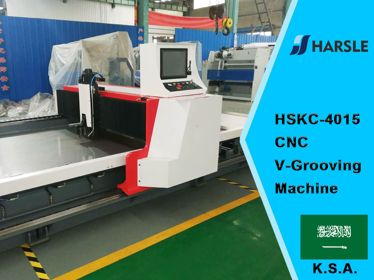 Saudi-Arabien-HSKC-4015 CNC V-Grooving-Maschine