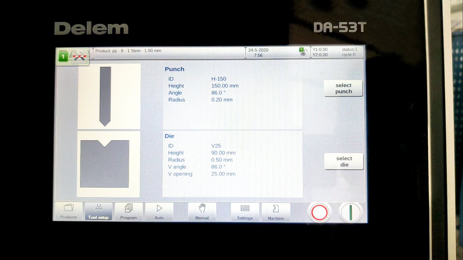 DELEM DA-53T Bedienungsanleitung für CNC-Biegemaschine (Passwörter), Offline-Software herunterladen