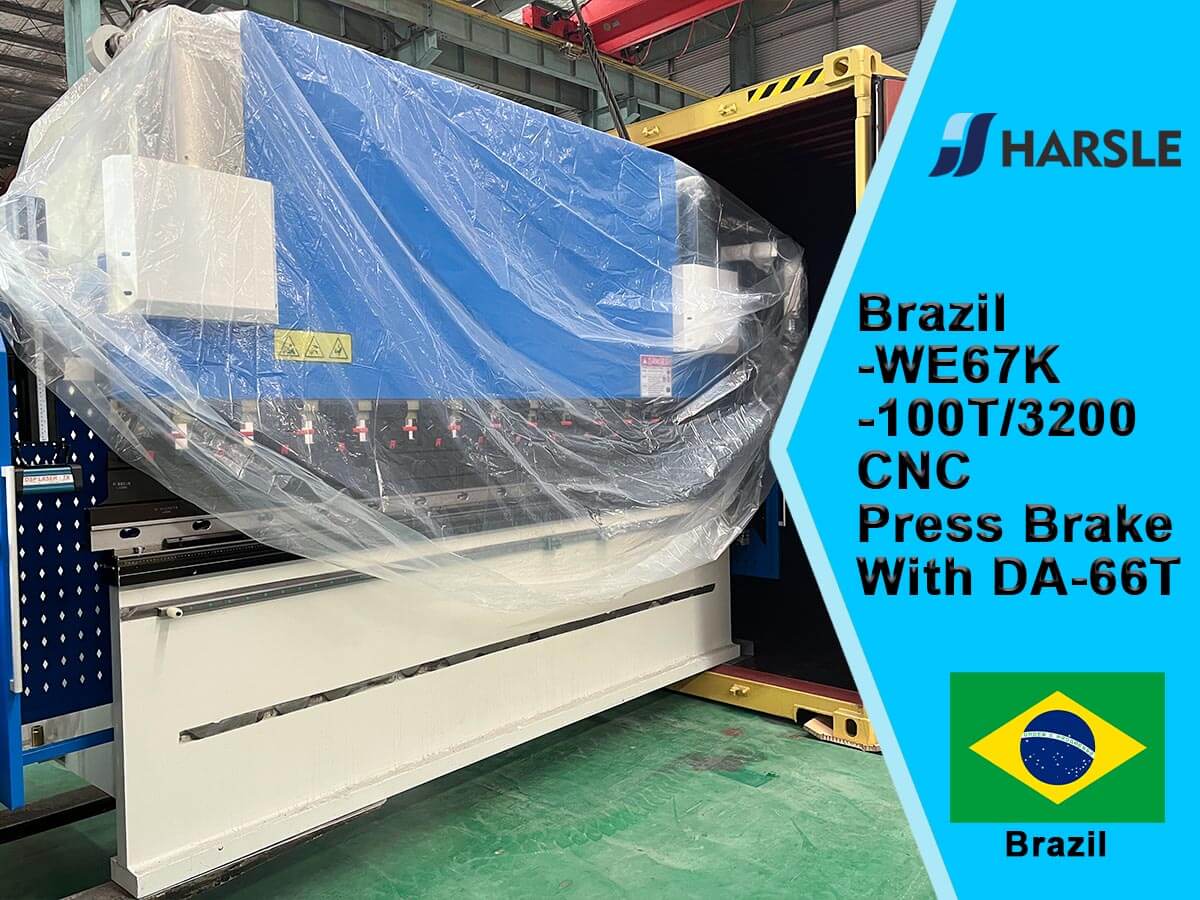 Brasilien-WE67K-100T/3200 CNC Pressbremse mit DA-66T