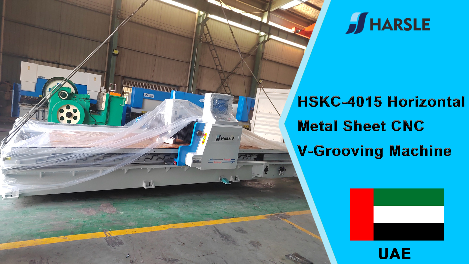 UAE-HSKC-4015 Horizontale CNC-V-Nutmaschine für Bleche