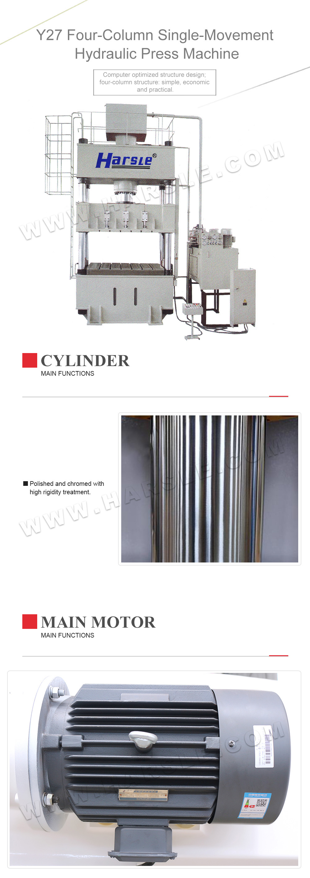 Hydraulik -Arbor -Presse