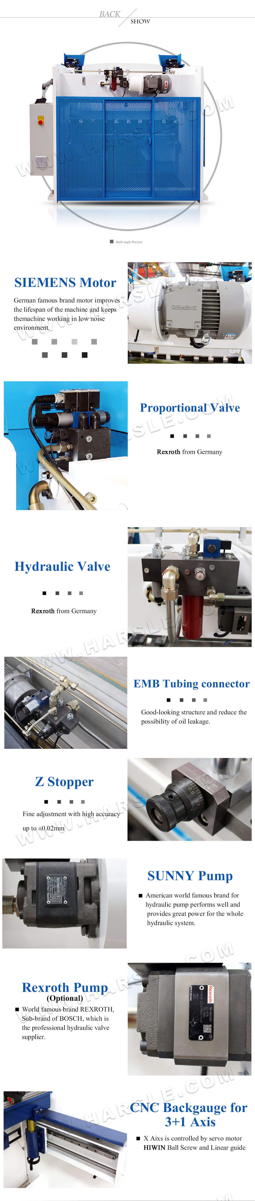 CNC Hydraulic Press Bremse