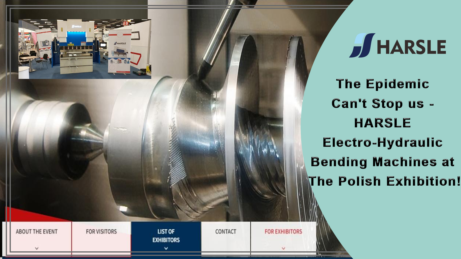 Die Epidemie kann uns nicht aufhalten - Hars Electro -Hydraulik -Biegermaschinen auf der polnischen Ausstellung!