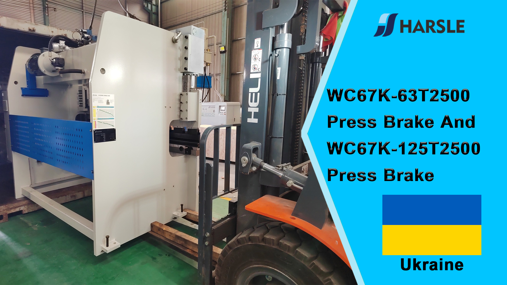 Ukraine-WC67K-63T2500 Abkantpresse und WC67K-125T2500 Abkantpresse