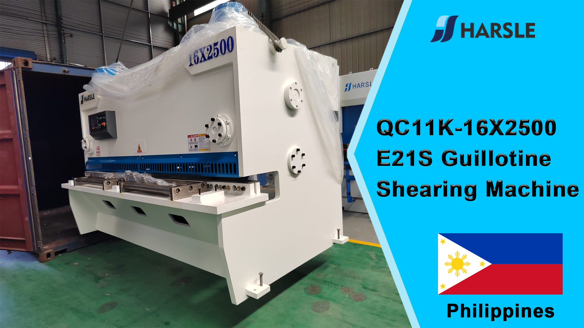 Philippines-QC11K-16X2500 E21S Guillotine-Schermaschine