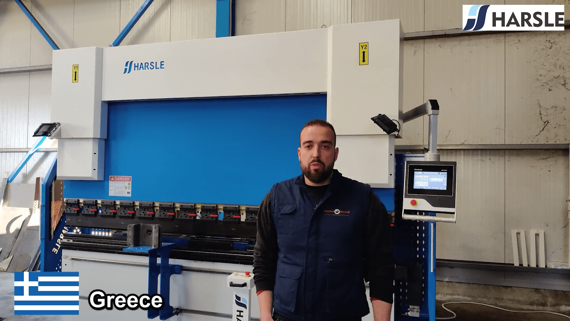 Griechisches Kundenfeedback über Smart Press Brake