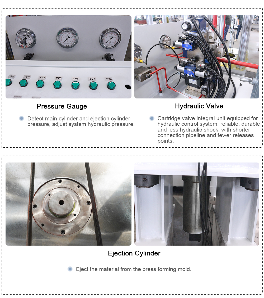 1000 Tonnen hydraulische Presse