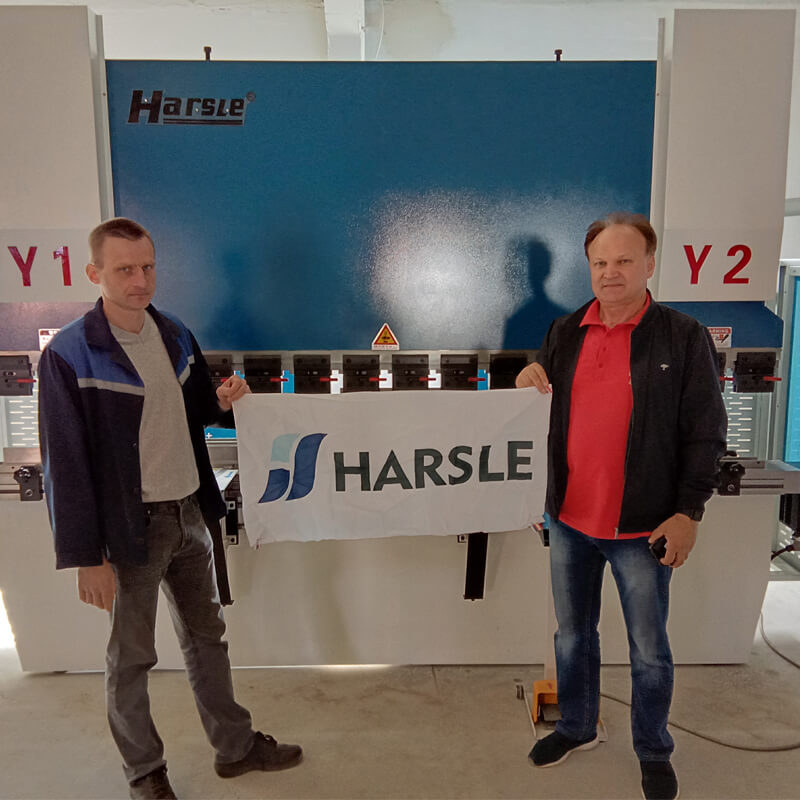 Harsle CNC Pressbremse mit DA-58T in Belarus, Kundenfeedback